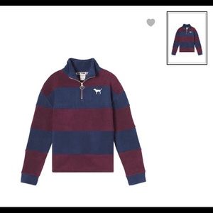 PINK Polar Fleece Half-Zip